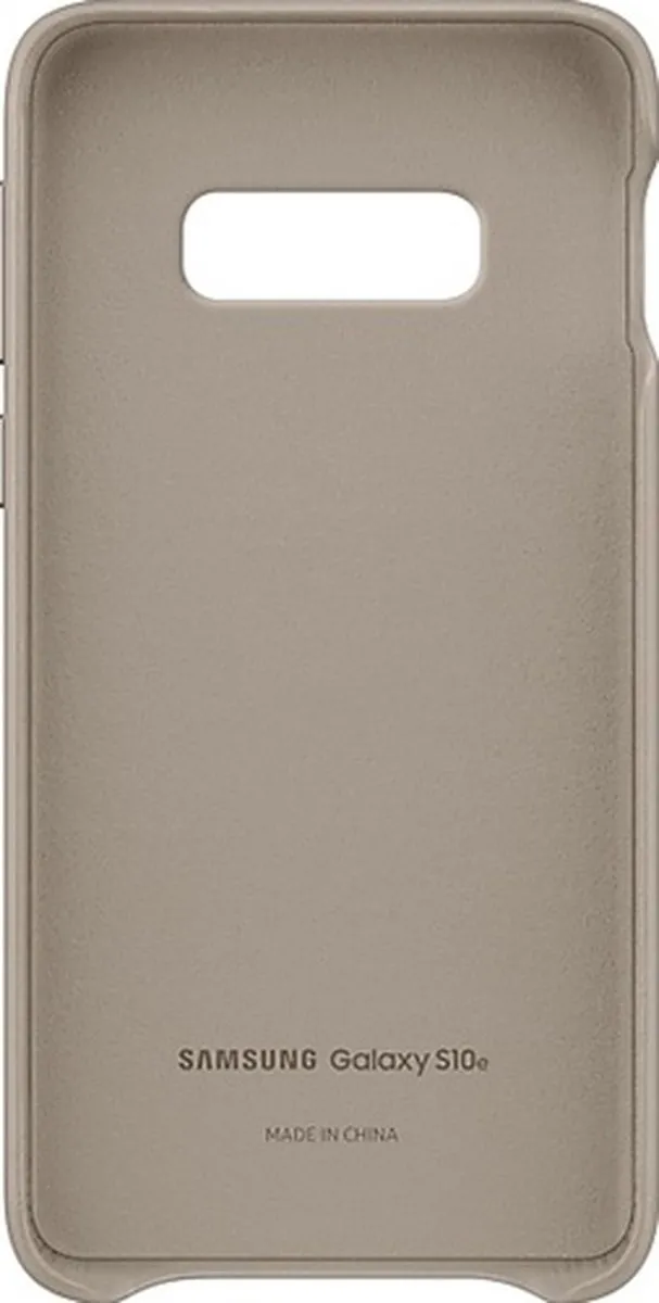 Samsung Galaxy S10e Lederen Hoes - Grijs EF-VG970LJEGWW