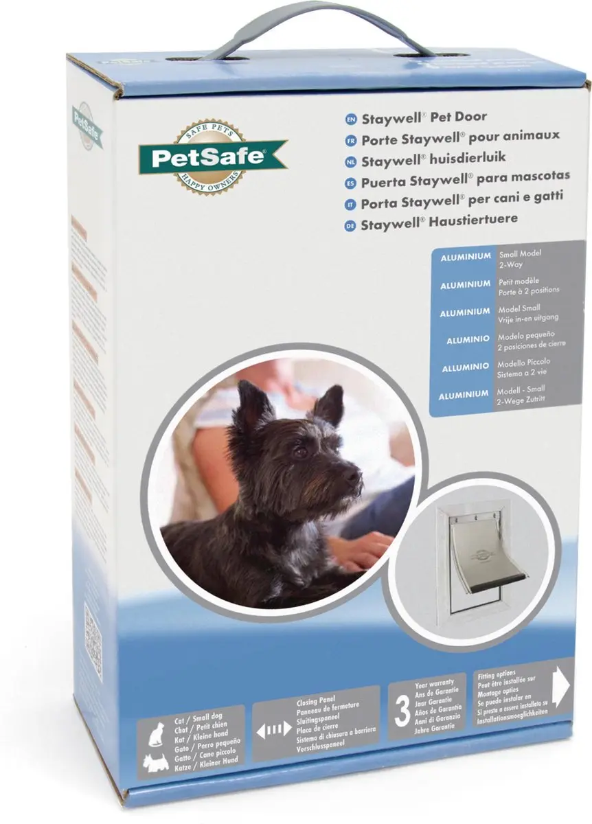 PetSafe 600 Kattenluik Aluminium - Wit - afbeelding 3 van 6