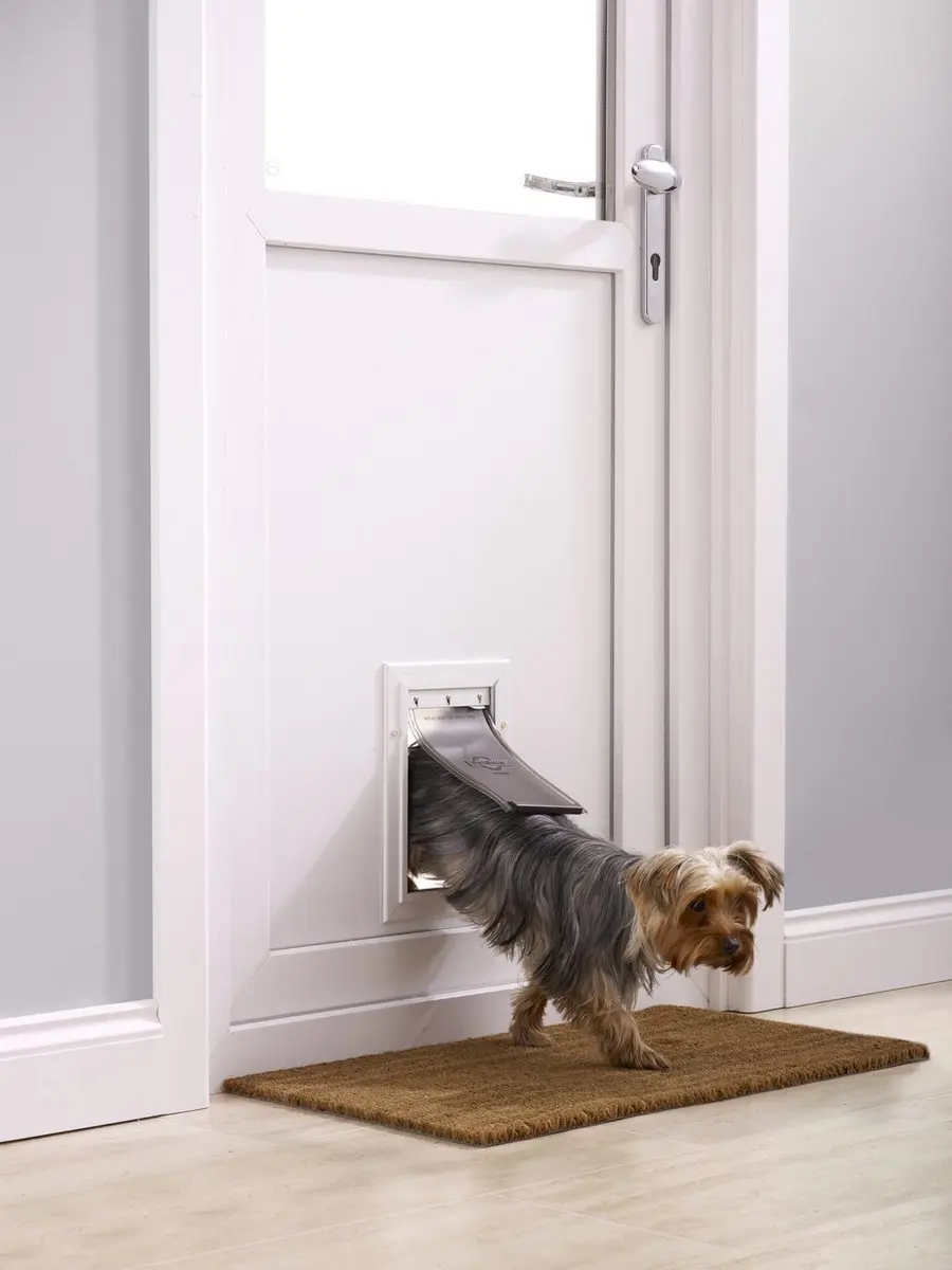 PetSafe 600 Kattenluik Aluminium - Wit - afbeelding 5 van 6