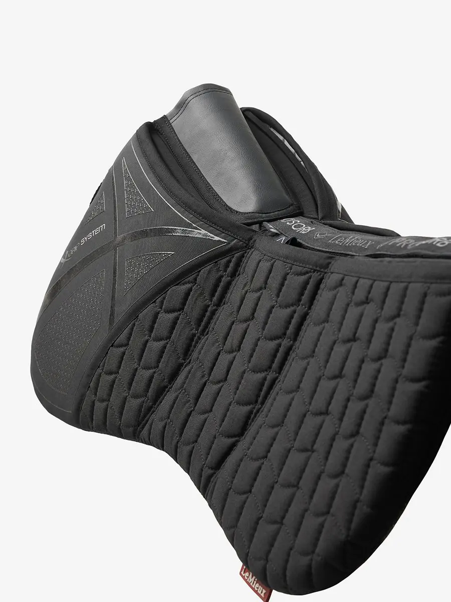 LeMieux ProSorb 3 Pocket Quilted Onderlegger - Zwart - afbeelding 6 van 6