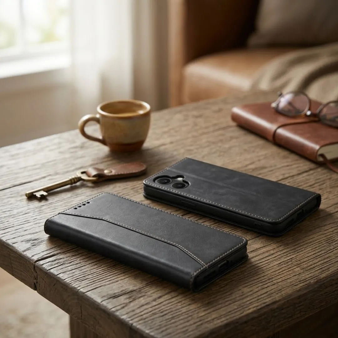 NUVEX Wallet Hoesje iPhone 16 - Zwart