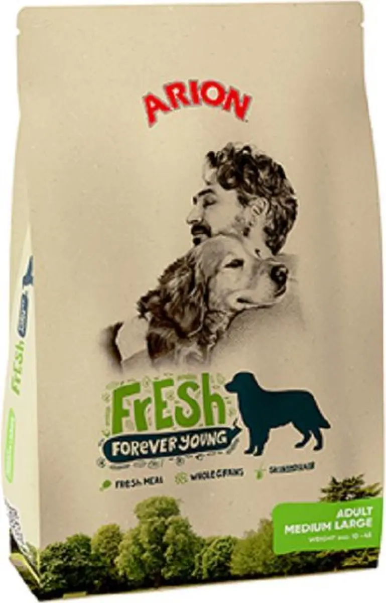 Arion Fresh Adult Medium/Large hondenvoer 12kg - afbeelding 2 van 2