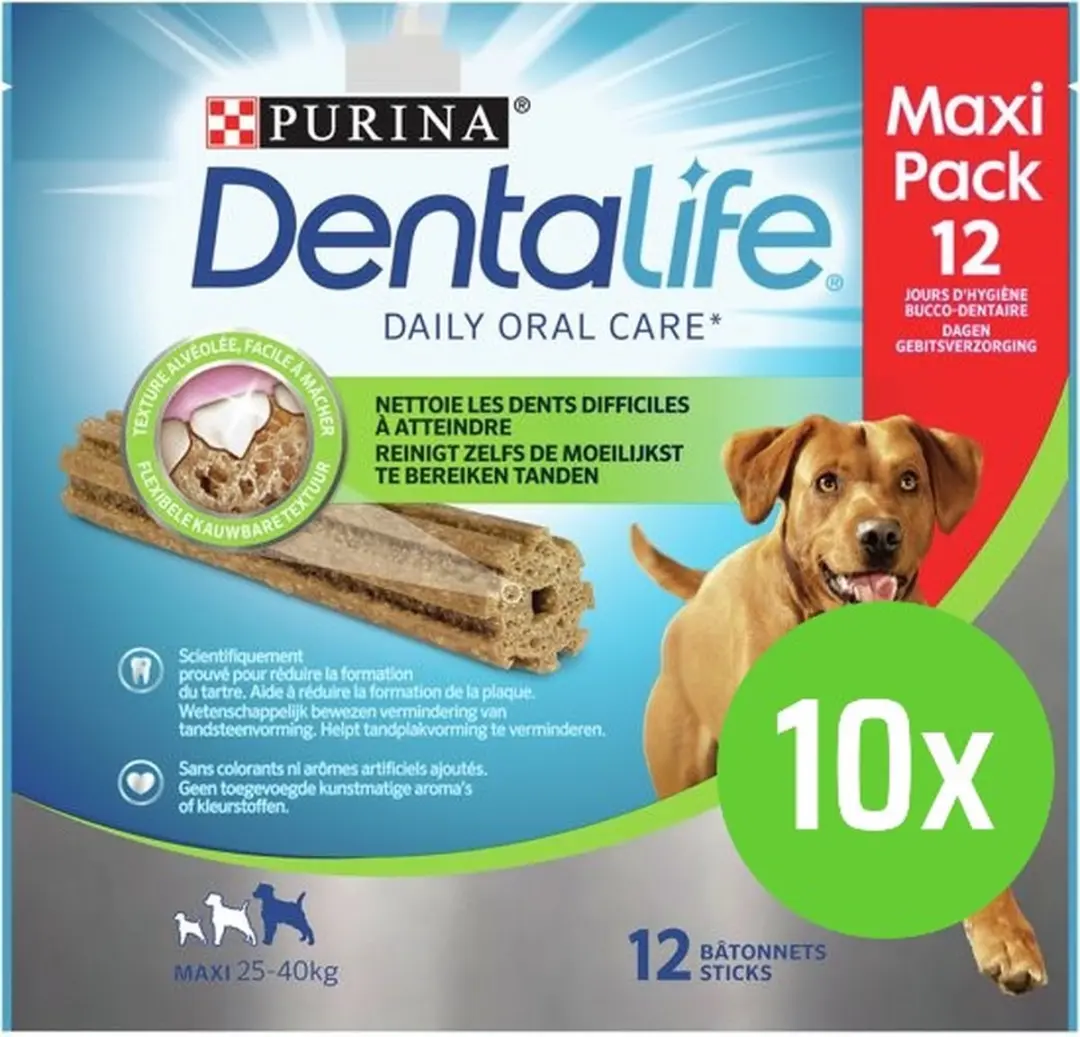 10 x Purina Dentalife Daily Oral Care Large