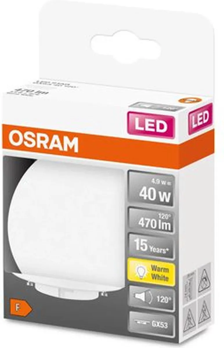 Osram LED Star GX53 4.9W Warm Wit - Mat - 6 Stuks