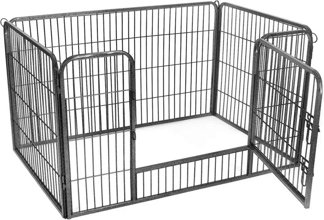 Feandrea Puppyren Dierenhok Metaal 122x80x70cm