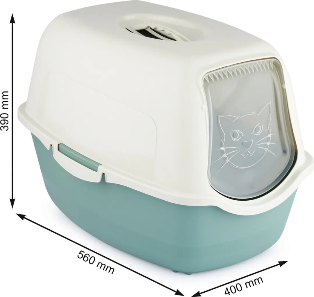 Rotho MyPet Bailey Kattenbak Gesloten - 56x40x39cm - afbeelding 5 van 6