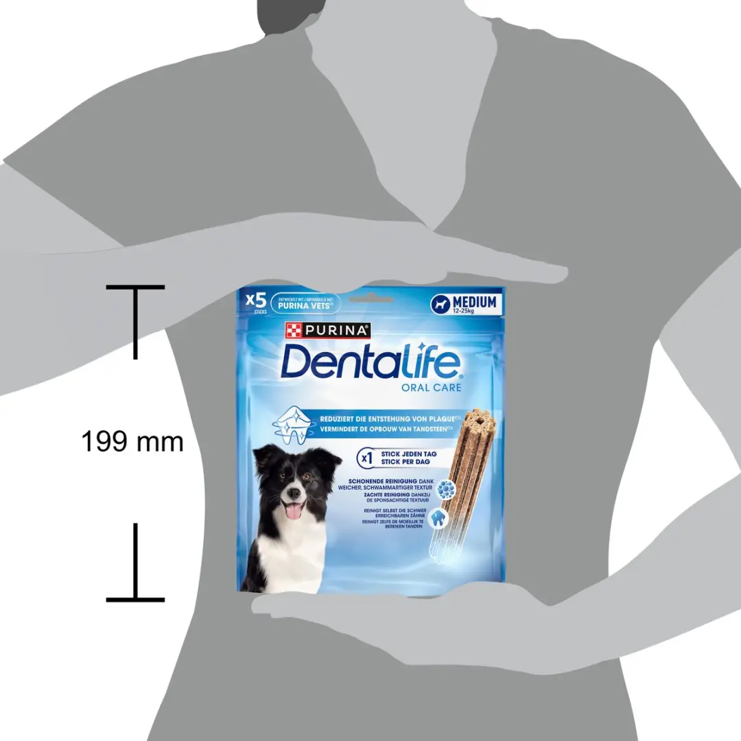 Dentalife Daily Oral Care Medium Hondensnacks Kip - 6x 115g - afbeelding 5 van 6