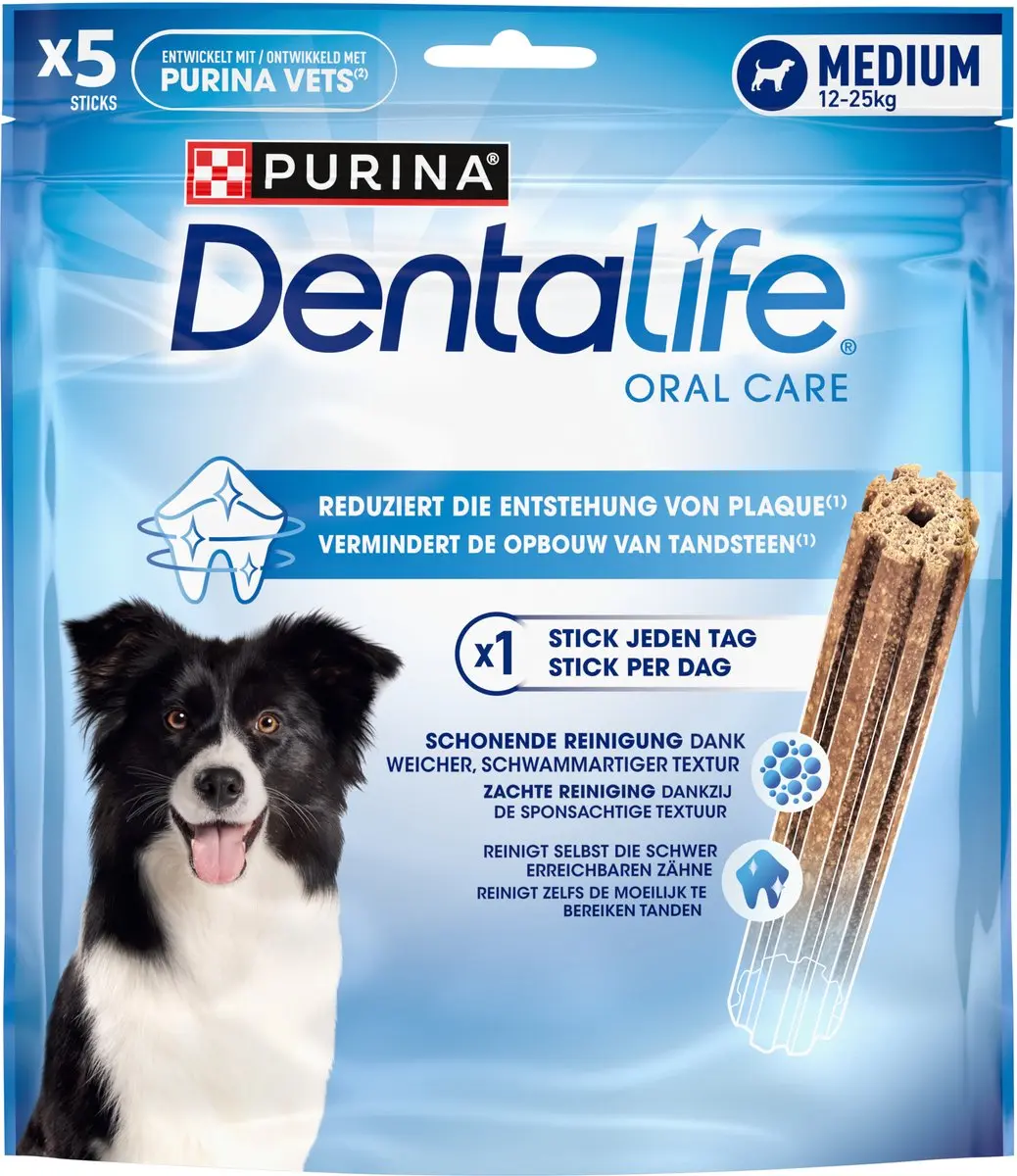 Dentalife Daily Oral Care Medium Hondensnacks Kip - 6x 115g - afbeelding 2 van 6