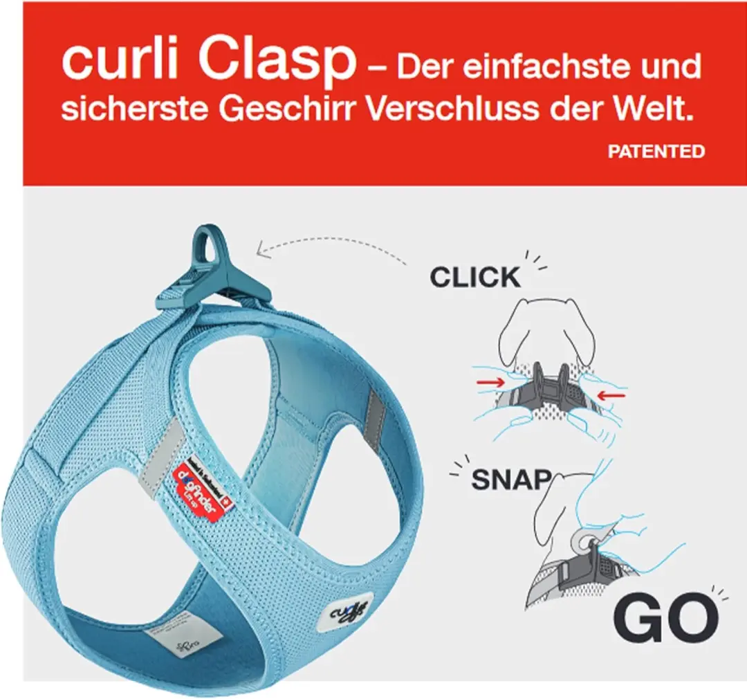 Curli Clasp Glow Vest Reflecterend Harnas - Grijs - S - afbeelding 3 van 6