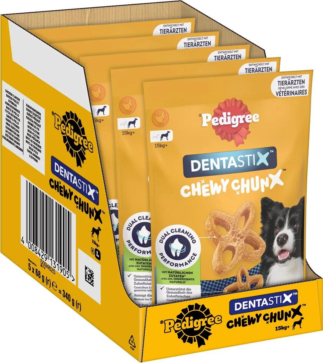 Pedigree Dentastix Chewy Chunx Maxi Kip - 340g