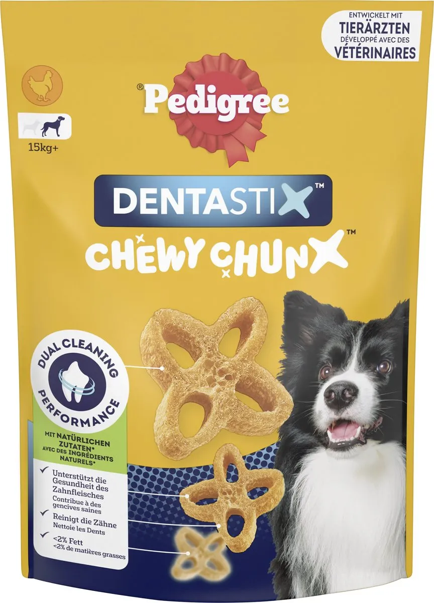 Pedigree Dentastix Chewy Chunx Maxi Kip - 340g