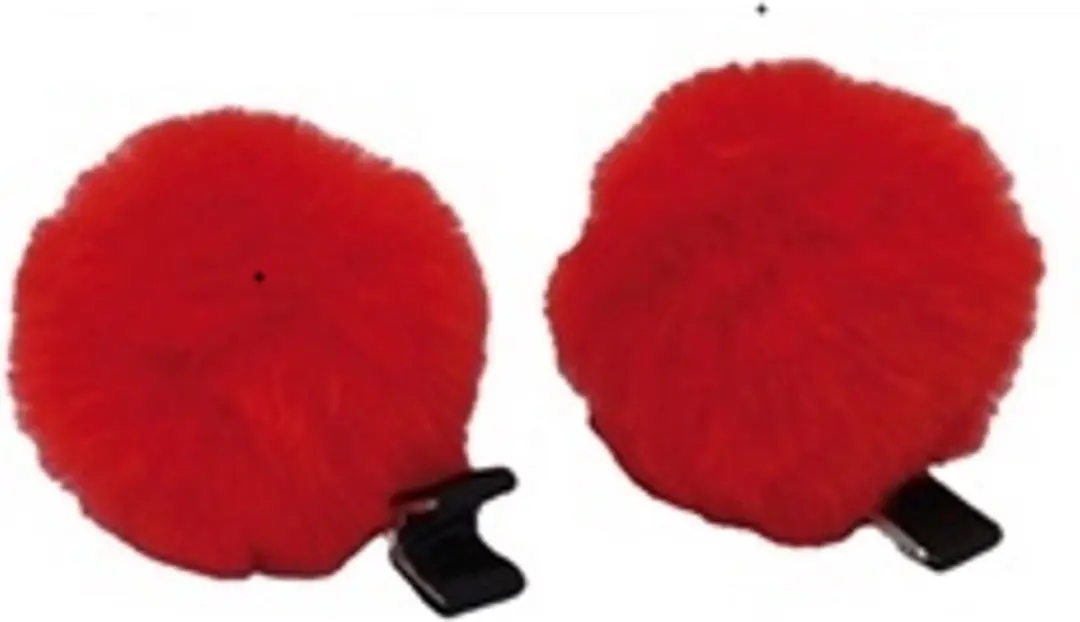 Croci kerst haarclips pon pon