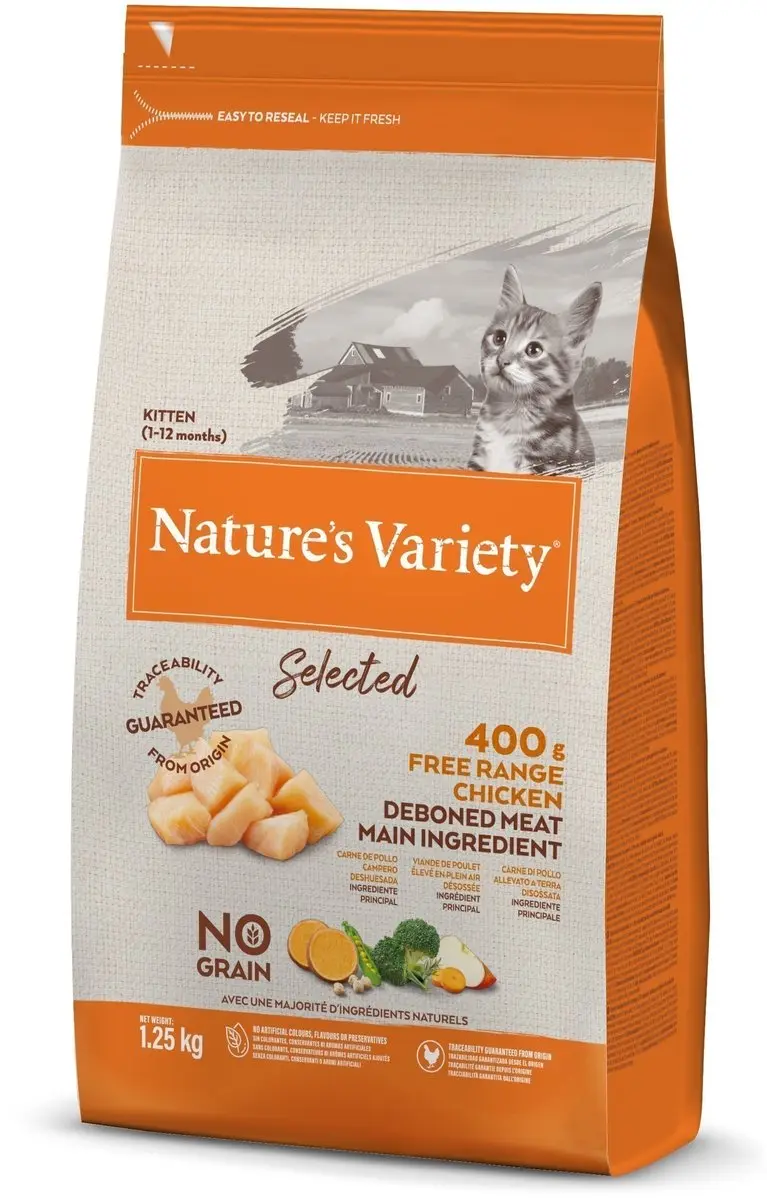 Nature's Variety Selected Kitten Scharrelkip