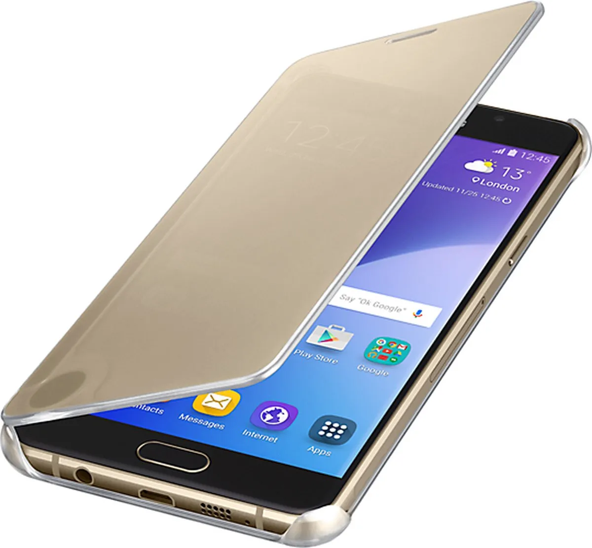 Samsung Clear View Cover A5 2016 - Goud - afbeelding 4 van 5