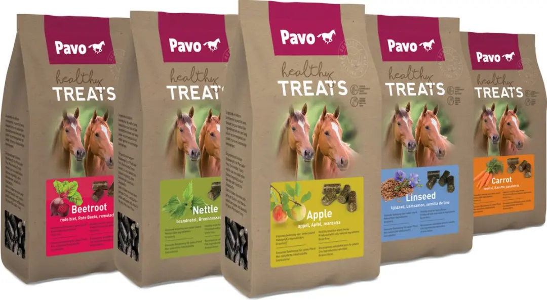 Pavo Healthy Treats Lijnzaad Paardensnack - 1kg - 2x - afbeelding 2 van 5