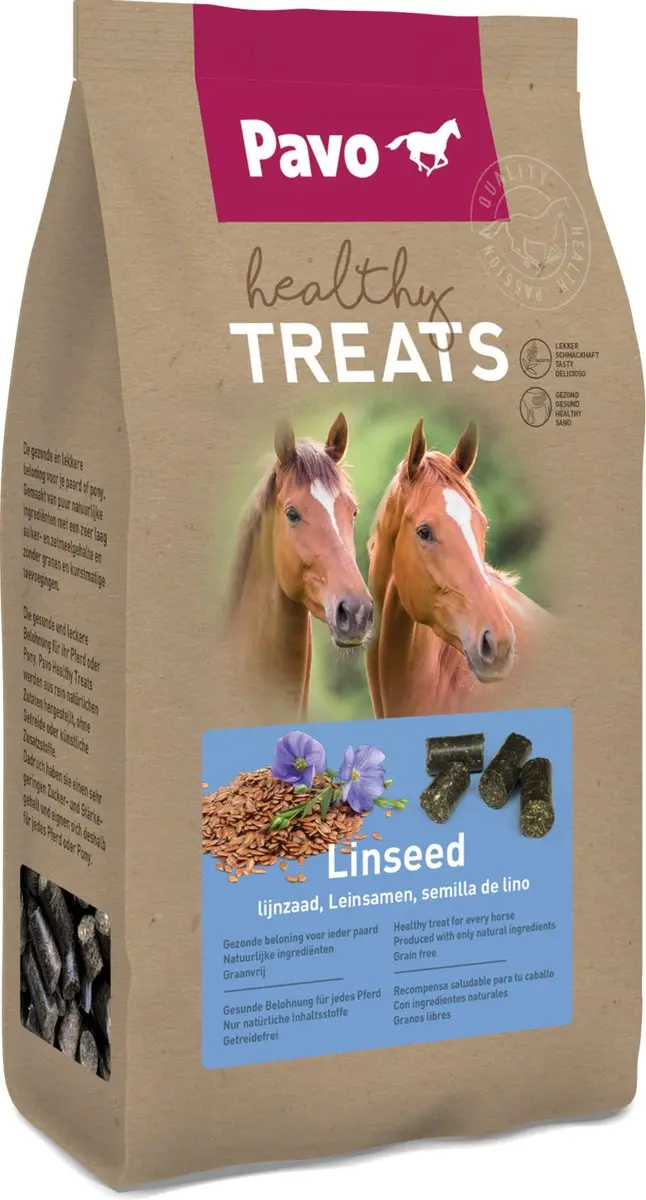 Pavo Healthy Treats Lijnzaad Paardensnack