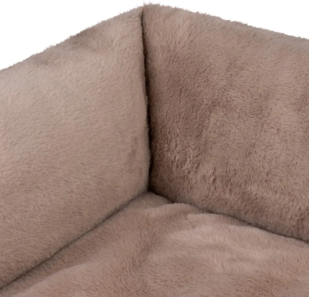 District 70 NUZZLE Zachte Mand - Medium - 75x75cm - Taupe - afbeelding 4 van 6