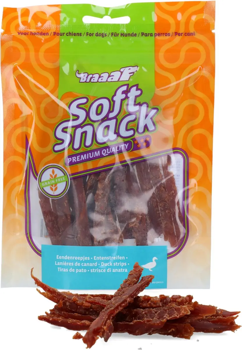 Braaaf Hondensnack Reepjes Kip 85g - afbeelding 4 van 4