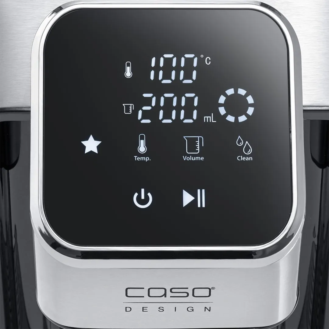 CASO HW 770 Advanced Heetwaterdispenser 2,7L - 2200W - Zwart/Zilver