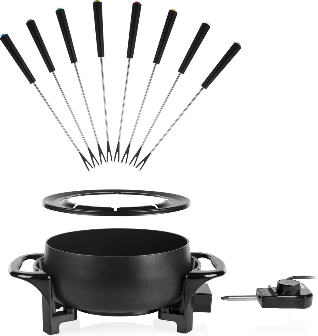 Tristar FO-1107 Elektrisch Fondueset - 1000W - 1,5L - 8 Personen - Zwart - afbeelding 6 van 6