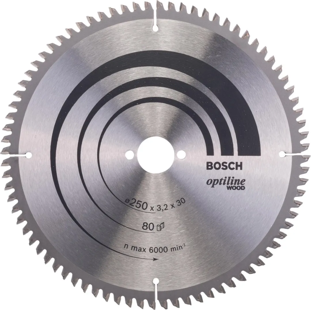 Bosch Professional Cirkelzaagblad 250mm Hout
