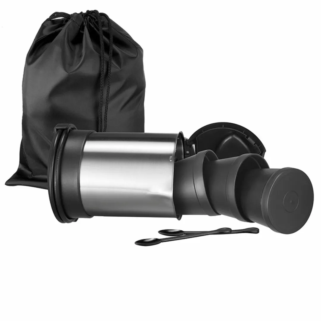 Unold 18575 Waterkoker - 1000W - 0,5L - RVS/Zwart Reis-set