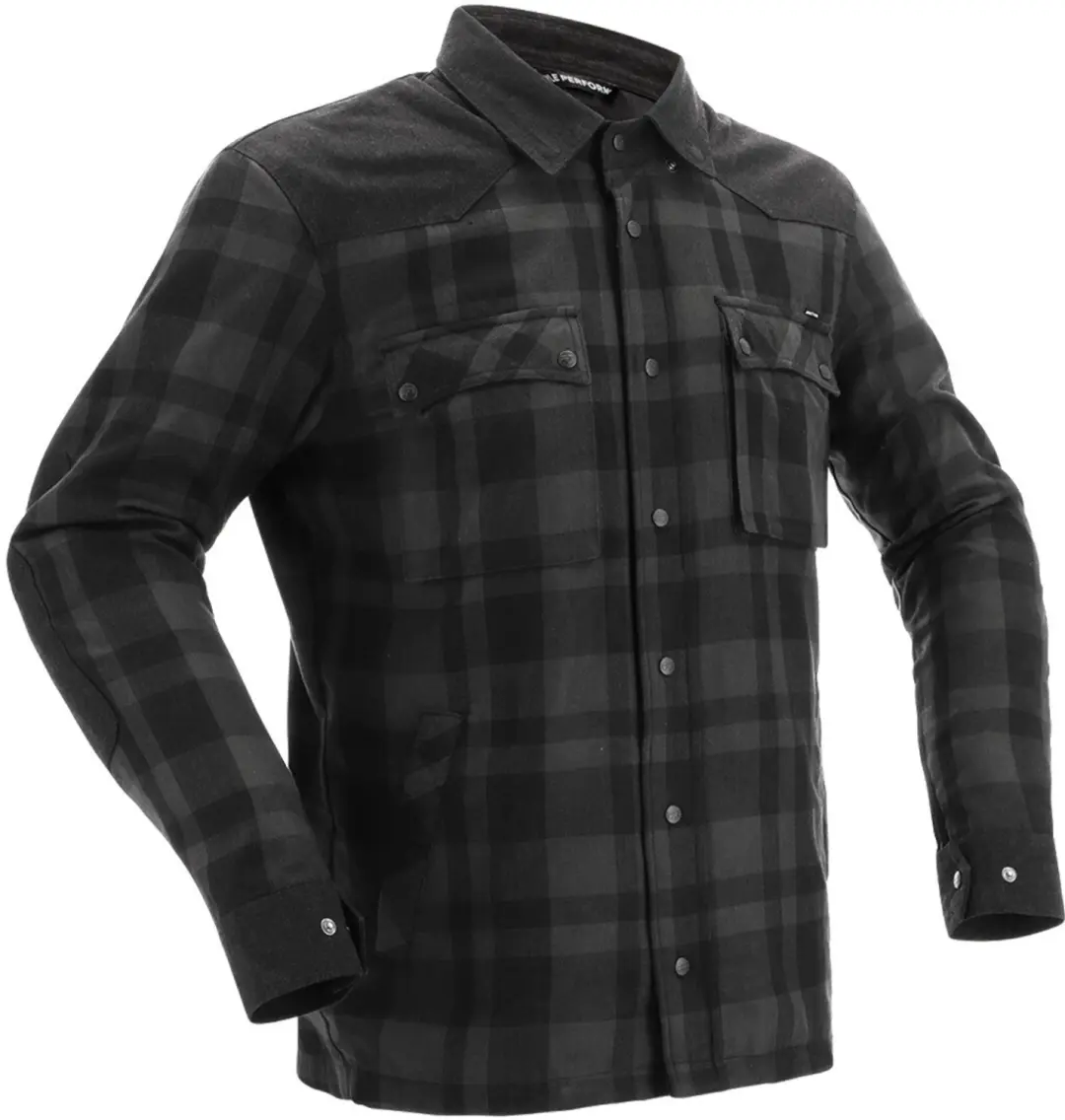 Richa Wisconsin WP Zwart Donkergrijs Motorshirt