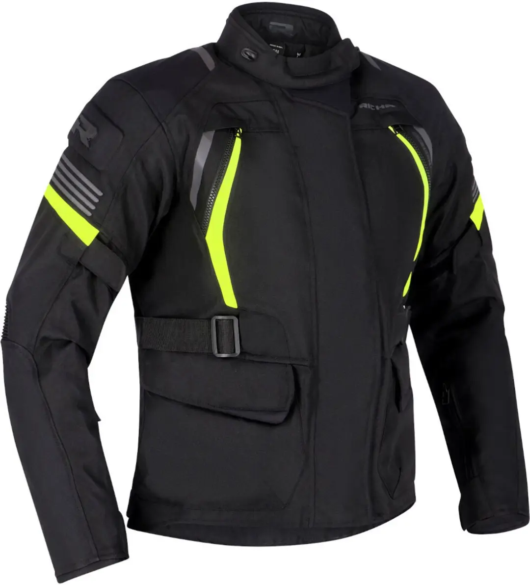 Richa Phantom 3 Dames Zwart Fluo Geel Textiele Motorjas
