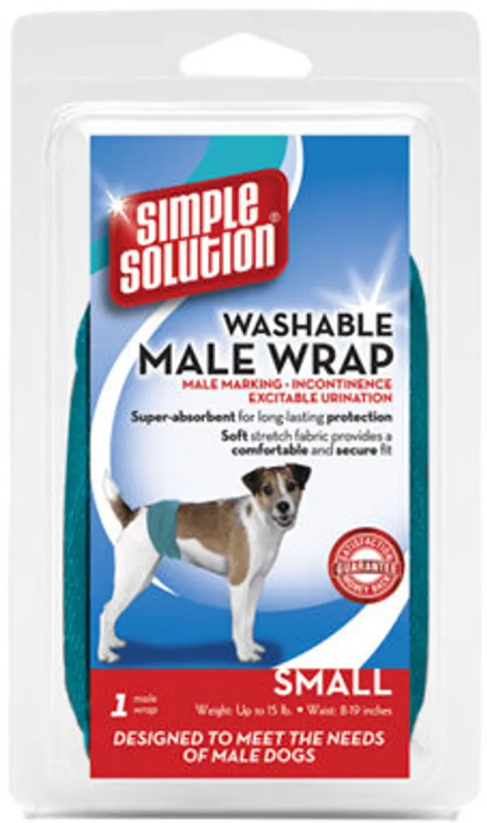 Simple Solution Wasbare Hondenluier Reu - L - Blauw/Groen - afbeelding 3 van 5