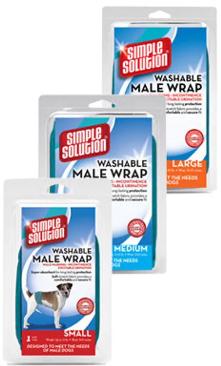 Simple Solution Wasbare Hondenluier Reu - L - Blauw/Groen - afbeelding 4 van 5