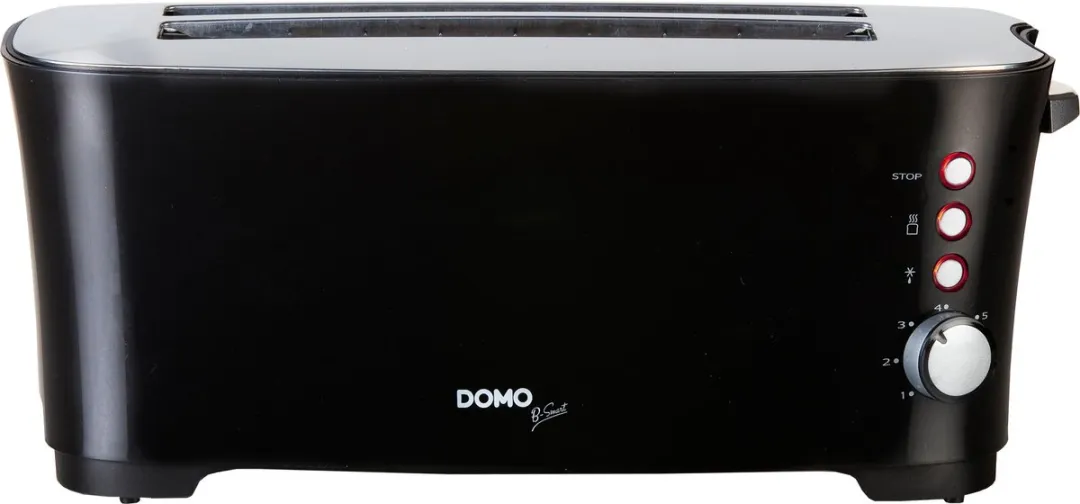 Domo DO961T Broodrooster 4 Sneden - 1350W - Zwart - afbeelding 6 van 6