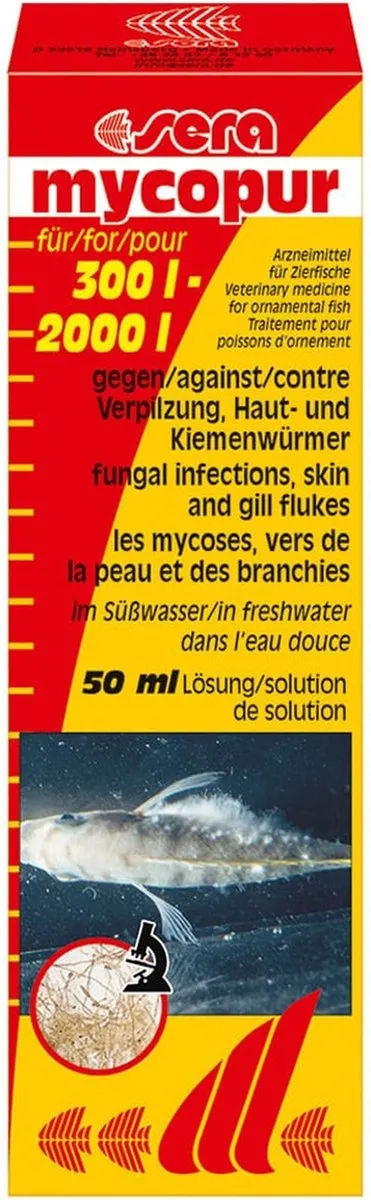 Sera Mycopur Aquarium Medicijn 100ml