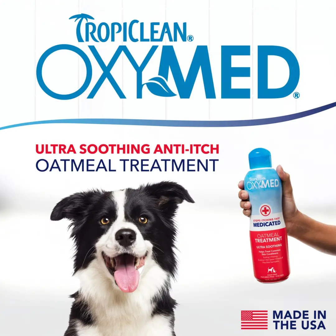 TropiClean OxyMed Anti-Jeukspoeling - 355ml - afbeelding 5 van 6