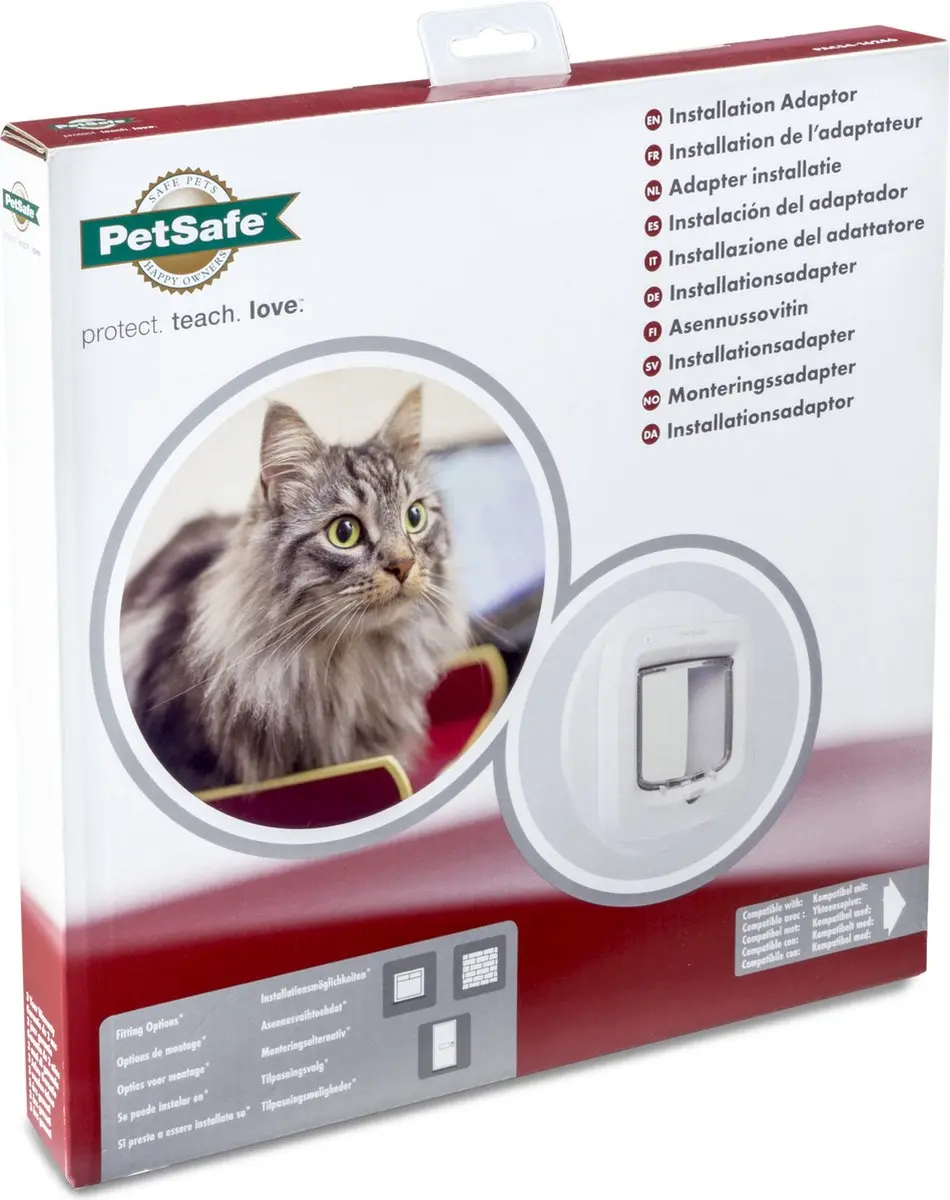 PetSafe Montage Adapter voor Microchip Kattenluik - Wit - afbeelding 3 van 6