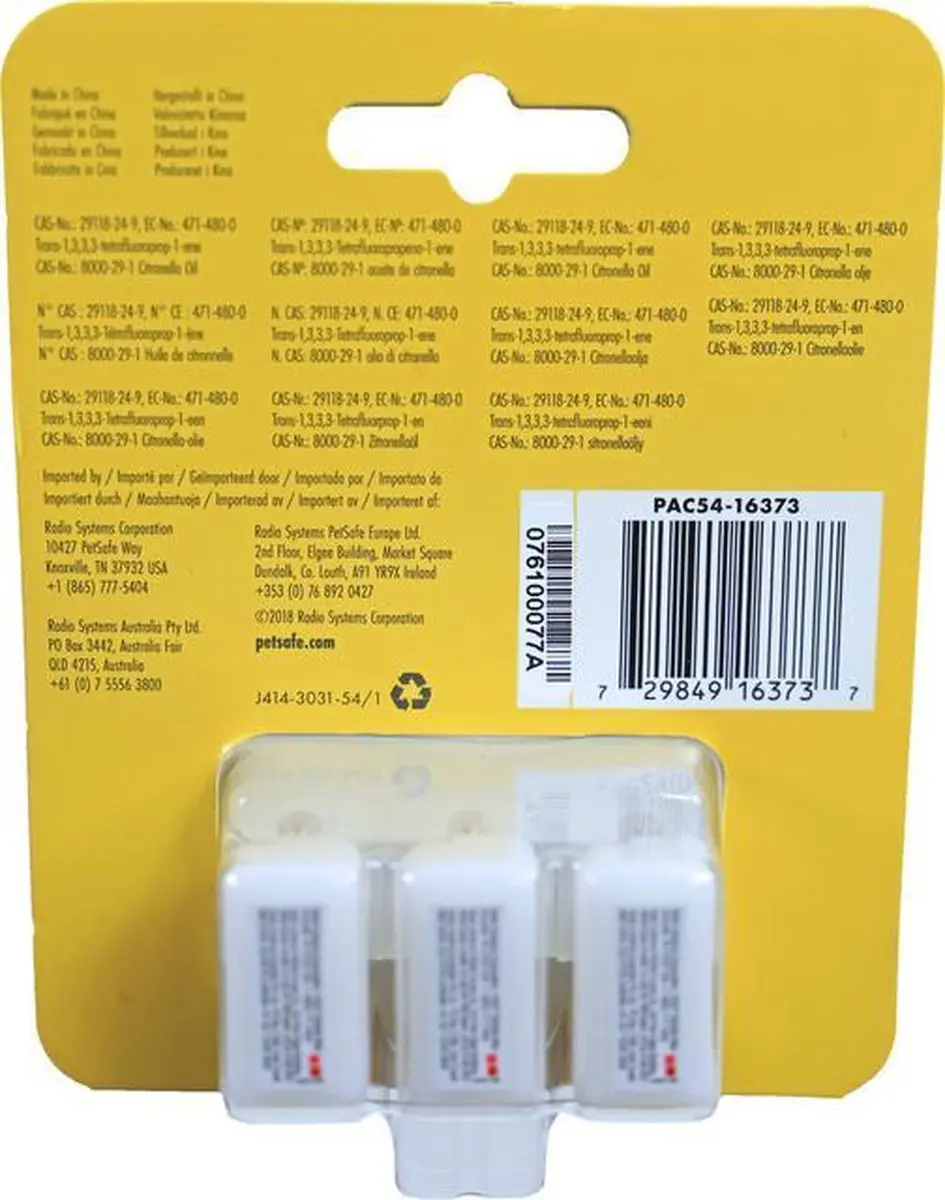 PetSafe Sprayband Navulpatroon Citronella - afbeelding 4 van 6