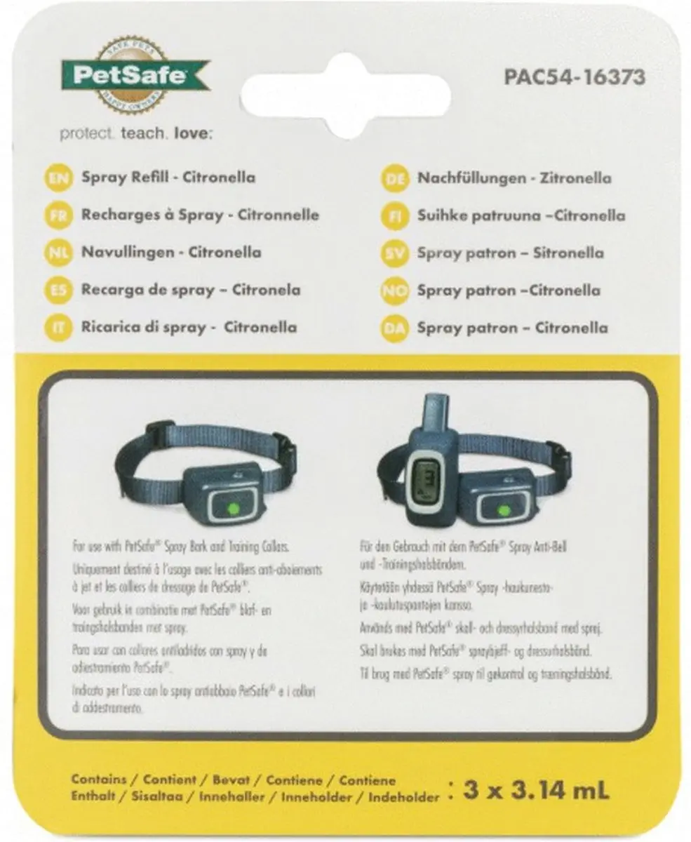PetSafe Sprayband Navulpatroon Citronella - afbeelding 3 van 6