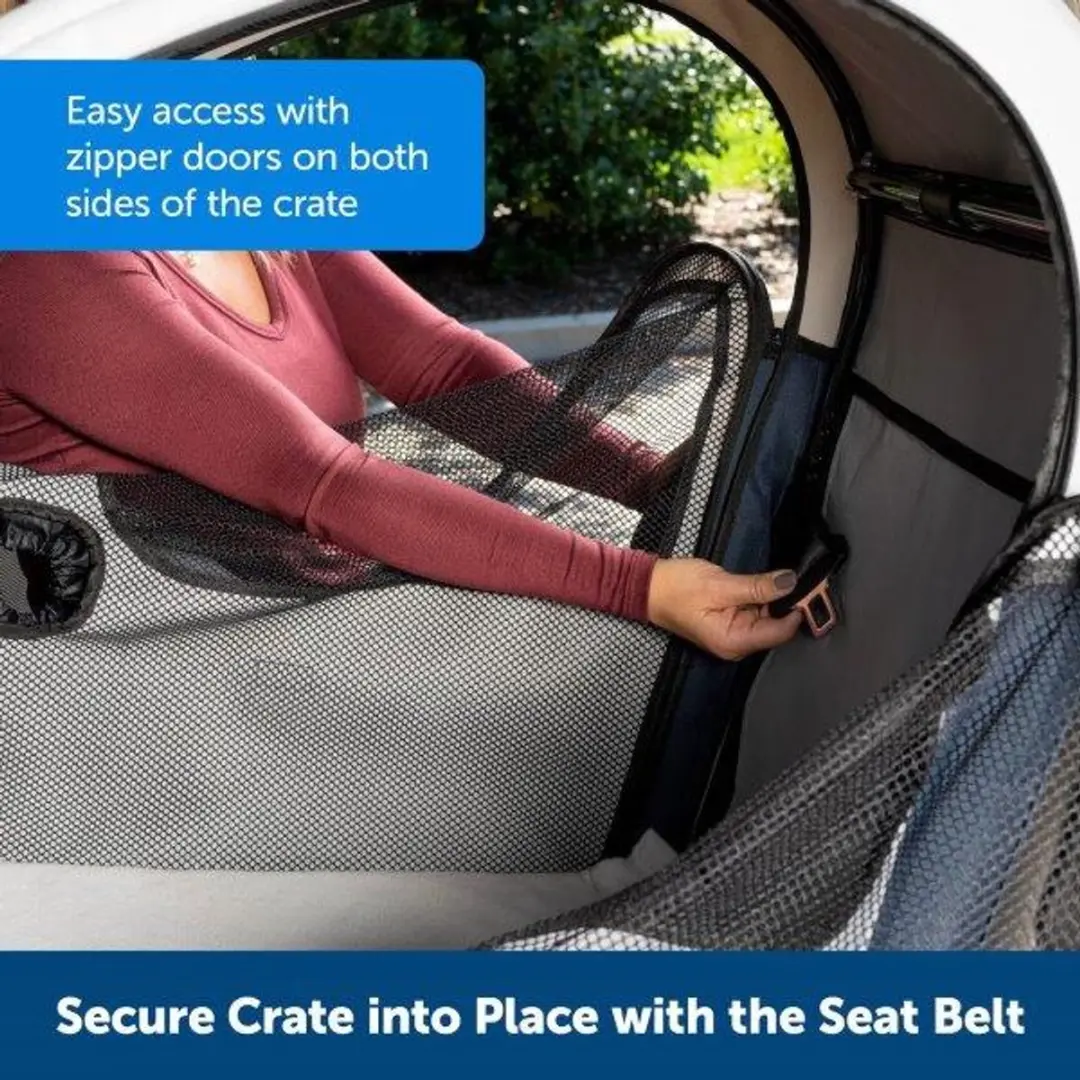 PetSafe Happy Ride Opvouwbare Reisbench - Ademend - afbeelding 6 van 6