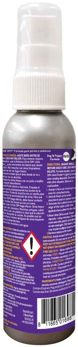 Urine Off Kat & Kitten Vlek- en Geurverwijderaar - 118ml - afbeelding 2 van 6