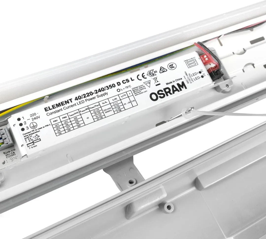 Osram LED TL Armatuur met Sensor 120cm - 36W - 4000K - Grijs