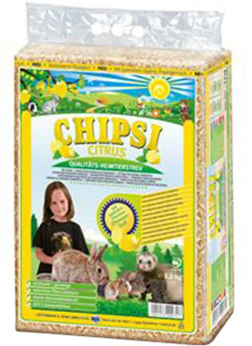 Chipsi Citrus Knaagdierenstrooisel - 3,2kg - afbeelding 2 van 3