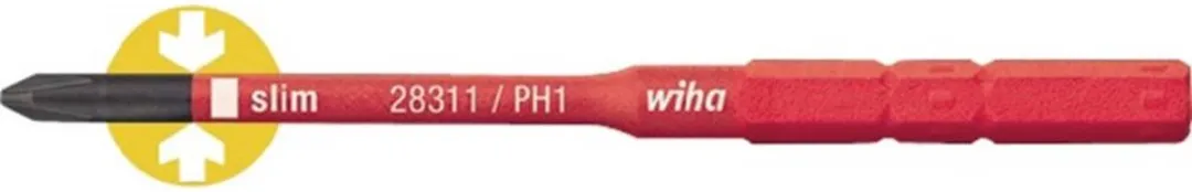 Wiha Phillips PH 1 Verwisselbare Kling 75mm - Metaal - afbeelding 6 van 6