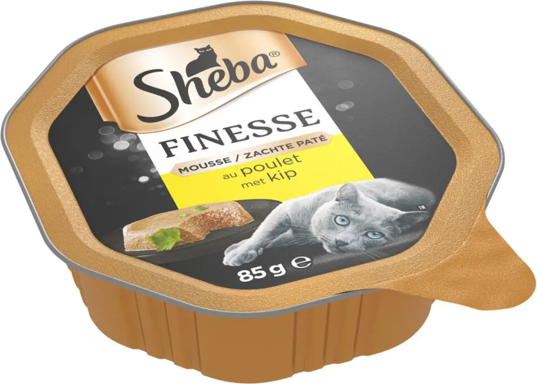 Sheba Finesse Mousse Kip Kuipje 85g - afbeelding 3 van 3