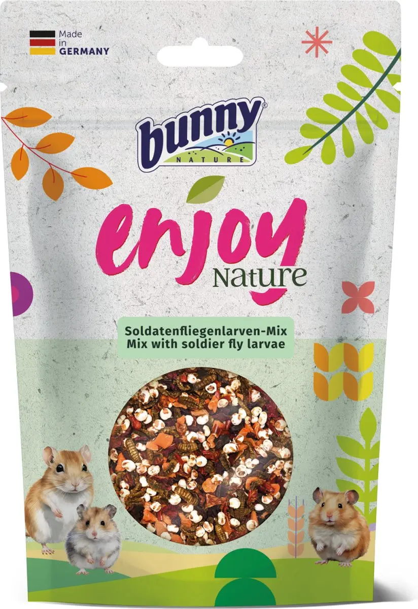 Bunny Nature Soldaatvlieglarven Snack 40g