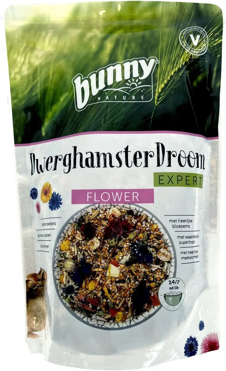Bunny Nature Dwerghamsterdroom Expert Flower 500g