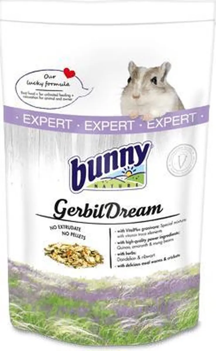 Bunny Nature Gerbil Droom Expert Gerbilvoer 500g - afbeelding 4 van 4