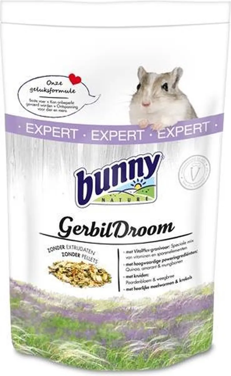Bunny Nature Gerbil Droom Expert Gerbilvoer 500g - afbeelding 3 van 4