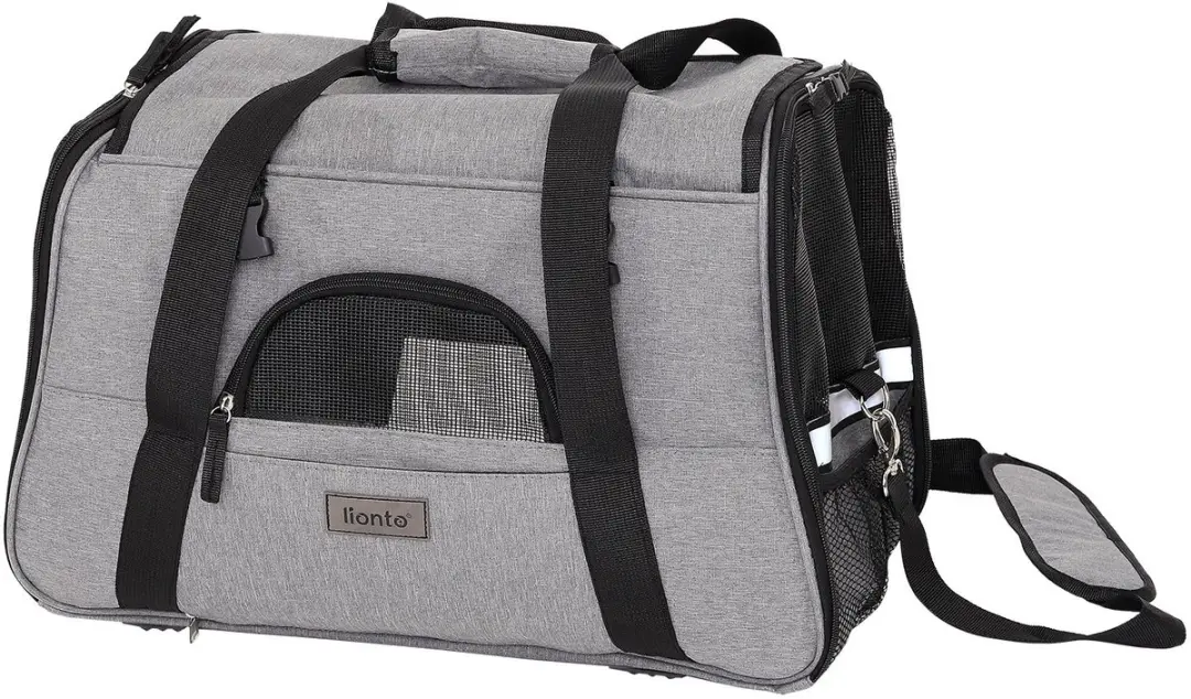 lionto draagtas voor huisdieren tot 10 kg, comfortabel, grijs