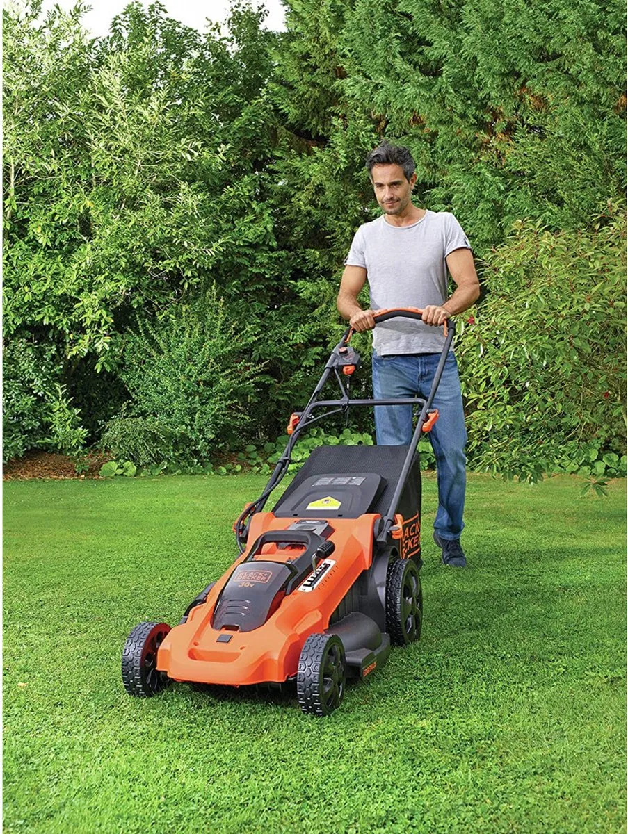 BLACK+DECKER CLMA4825L2-QW 36V 3-in-1 Grasmaaier - 2x2.5Ah - 50L