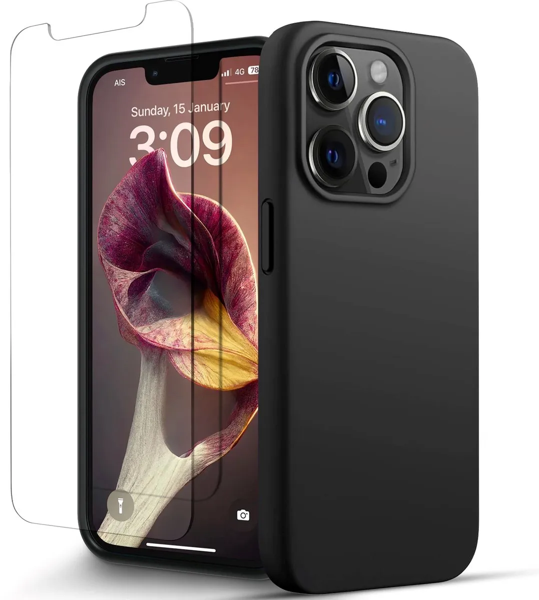 NUVEX Siliconen Hoesje iPhone 13 Pro