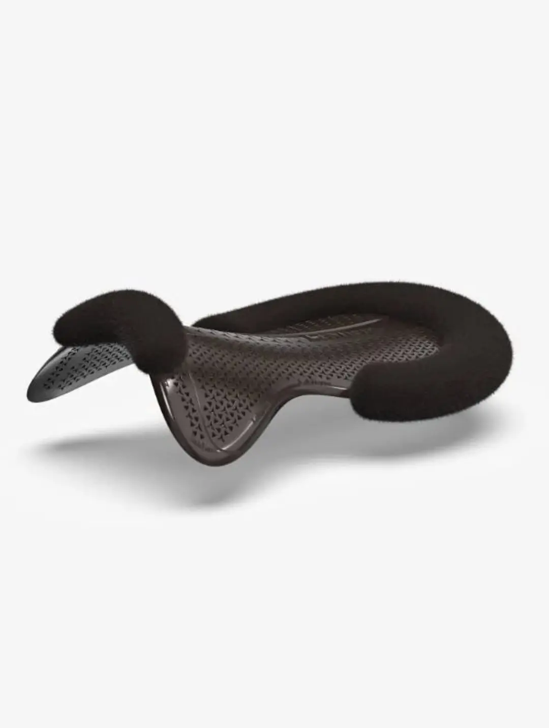 LeMieux Gel-Tek Shaped Vegan-Wool Half Pad Full Bruin